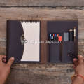 A5 Leather Spiral-Bound Watercolor Sketchbook for Travelers